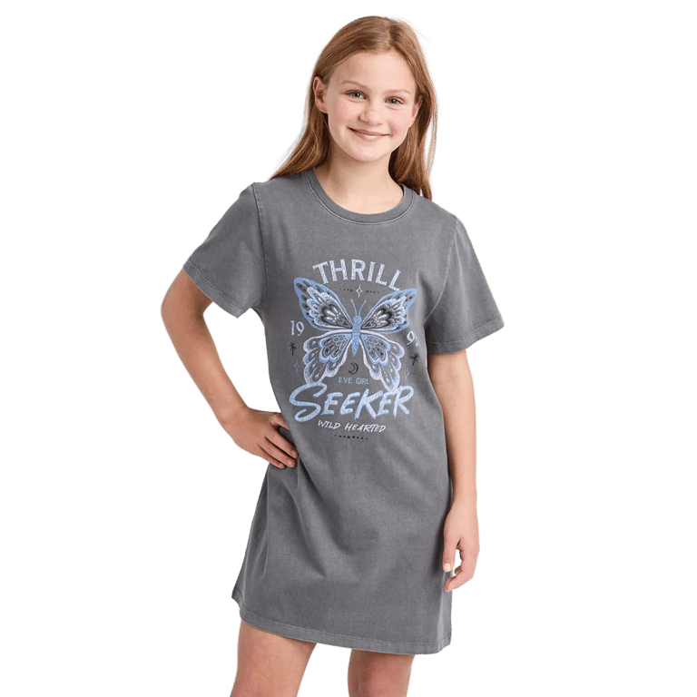 Wild Heart Tee Dress - Kids