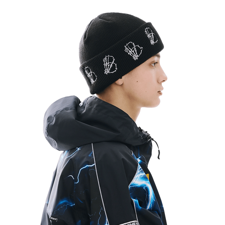 Skeletal Hand B Embr Beanie