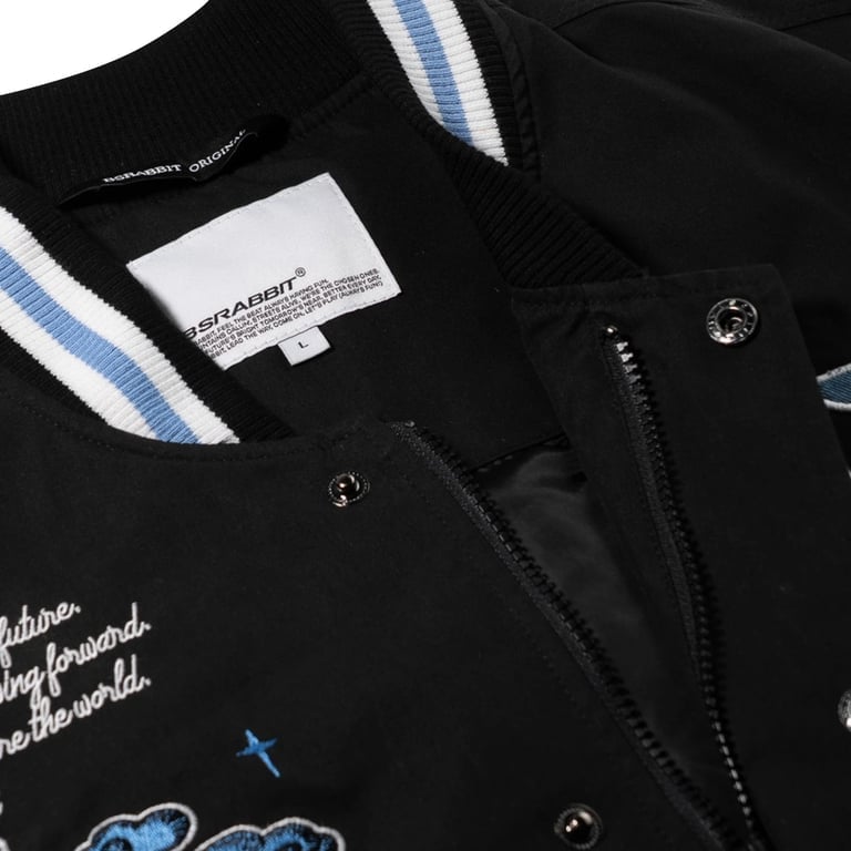 Smoking Rabbit 2Oz Insulated Varsity Jacket