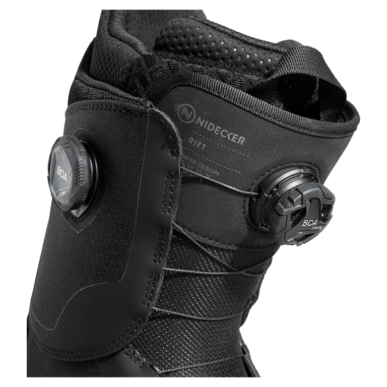 Black Nidecker Rift Snowboard Boots