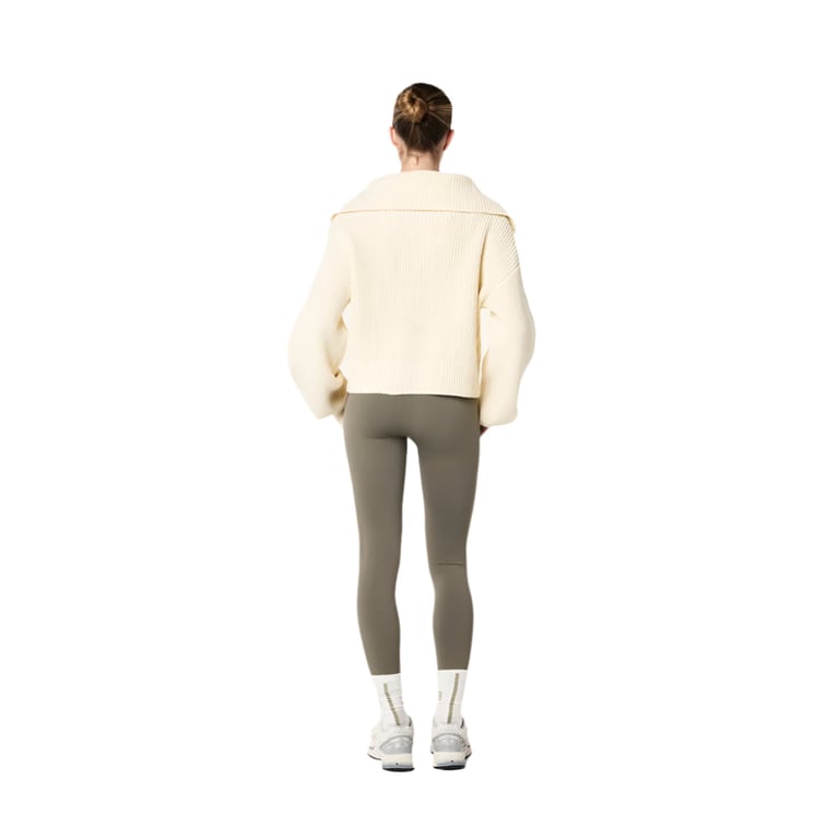 High Season Zip Neck Knit Jumper - Womens