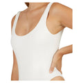 Terry Rib Square Tanker 1Pc Swimsuit - Womens