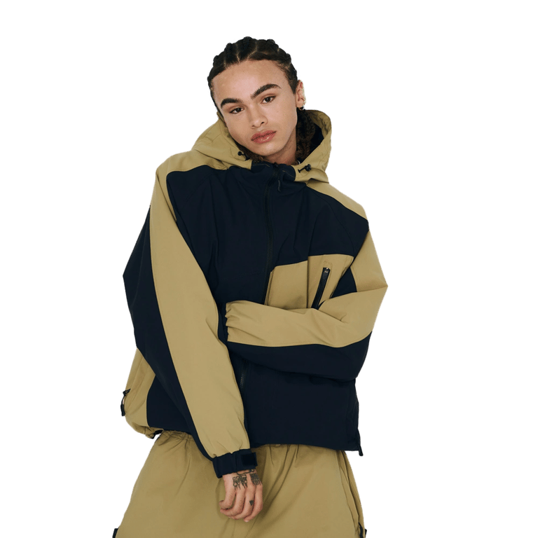 Dual Tone Active 1oz Insulated Hooded Snowboard Jacket