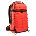 Main view of the Burton Sidehill Backcountry Backpack in Fiesta red colourway, unisex's model
