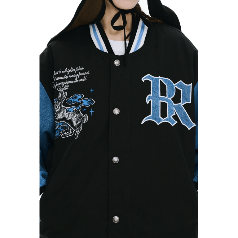 Smoking Rabbit 2Oz Insulated Varsity Jacket