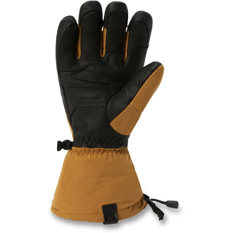 Palm view of the Dakine Excursion Gore-Tex Gloves in Rubber colourway, mens/unisex's model