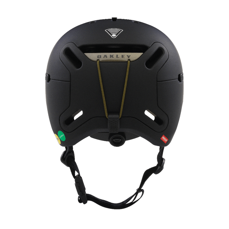 Rear view of the Oakley MOD BC Blackout Helmet,  26/27 Unisex's model