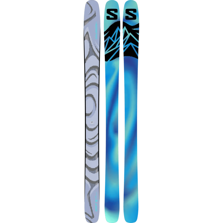 Main view of the SALOMON QST 100 Cosmic Sky Skis,  26/27 Unisex's model