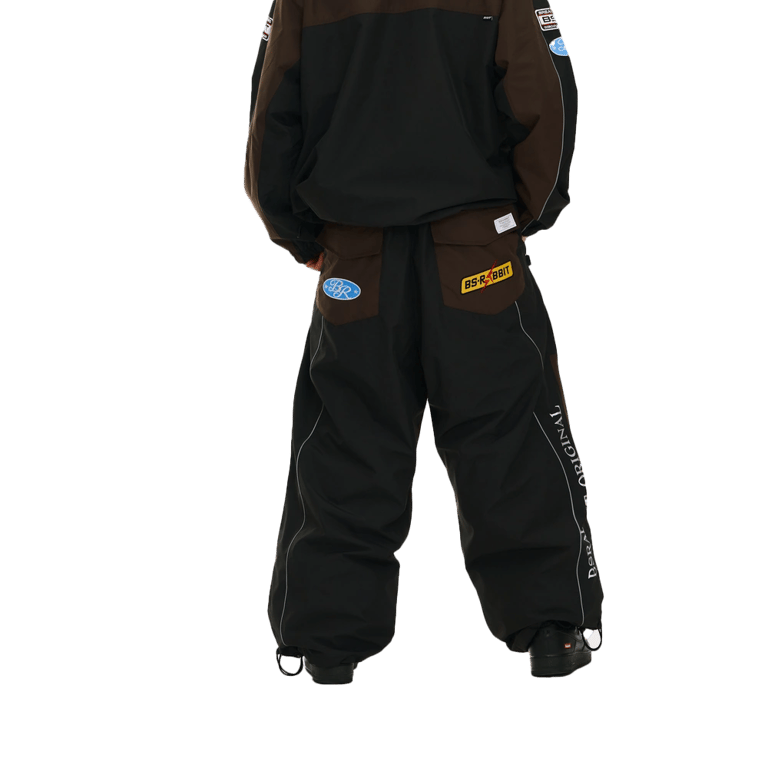 Patched Utility Super Wide Ventilation Snowboard Pants