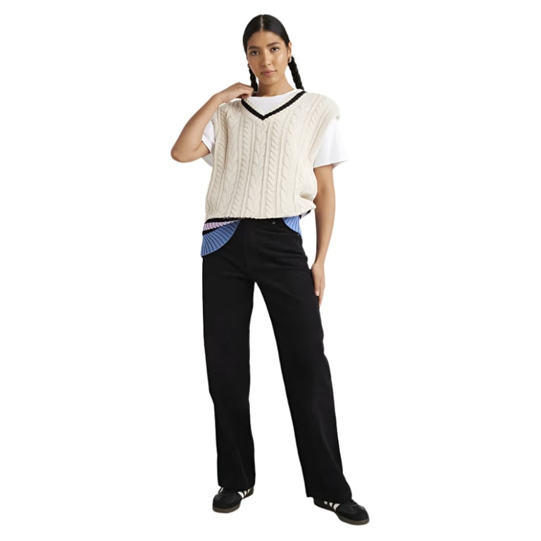 Weekend Cable Knit Vest - Womens