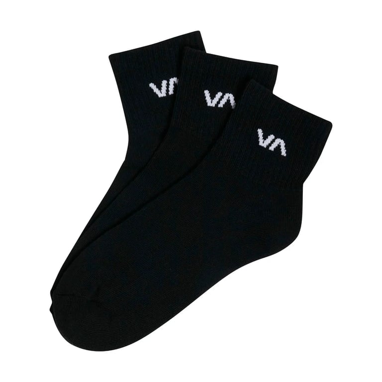 VA Mini Crew Sock Black - Womens