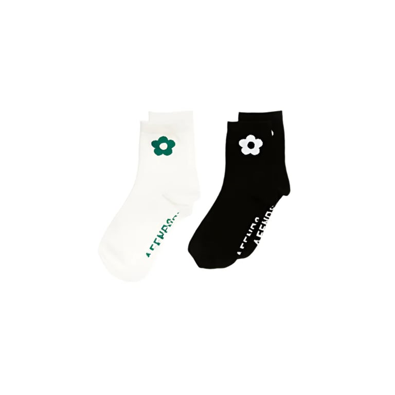 Blossom Recycled Socks Two Pack - Womens