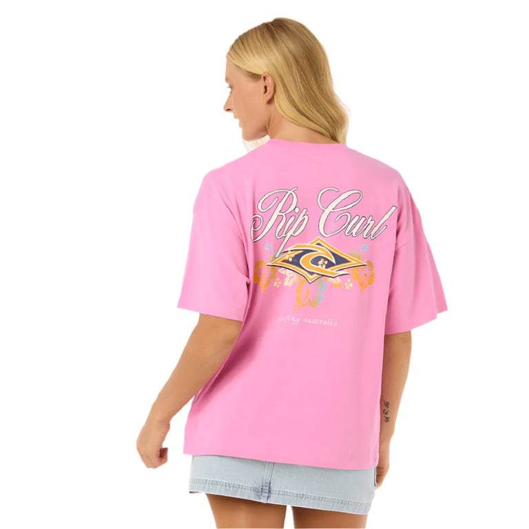 Hibiscus Diamond Heritage Tee - Womens