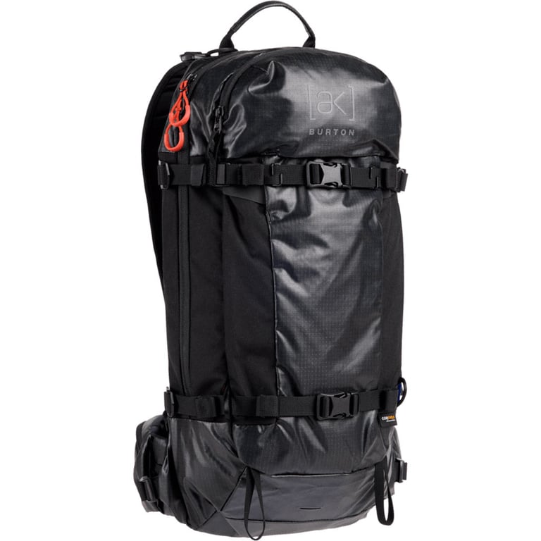 Main view of the Burton AK Dispatcher Backcountry Backpack in True Black colourway, unisex's model