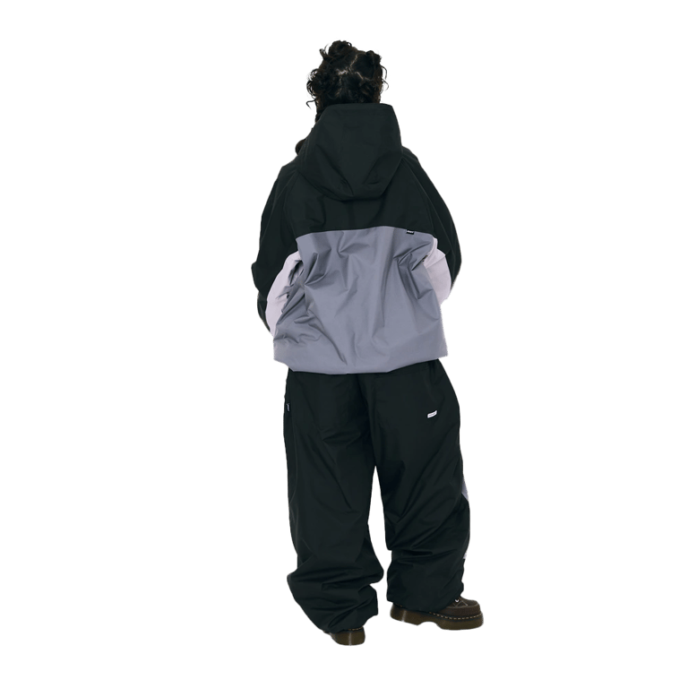 Dual Tone Super Wide Jogger Snowboard Pants