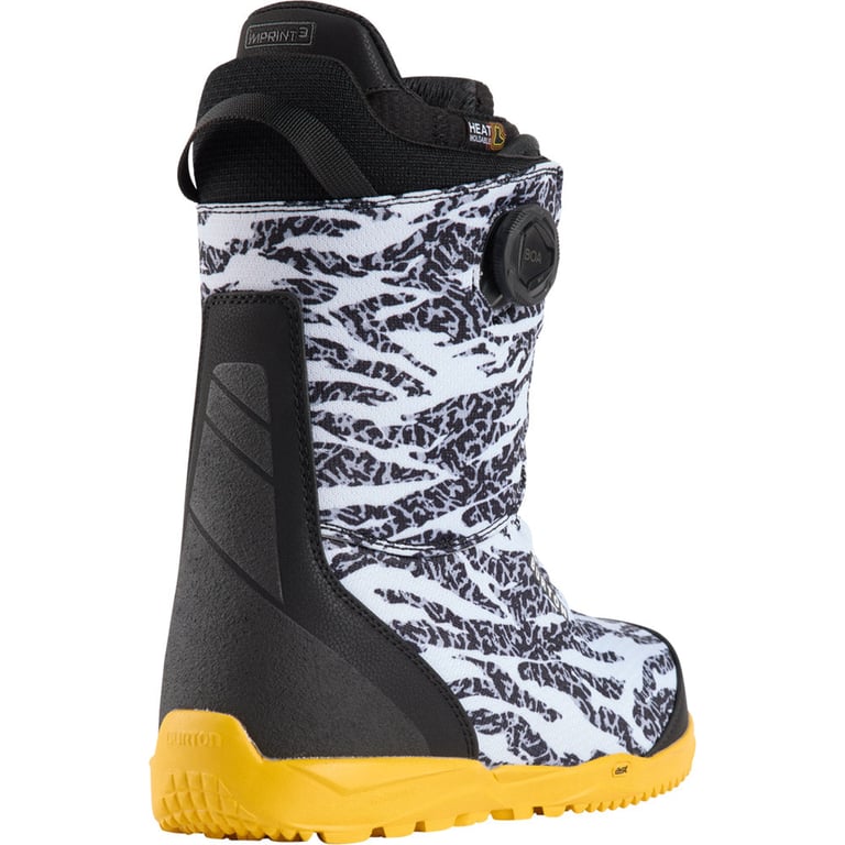 Zebra Burton Swath BOA Snowboard Boots