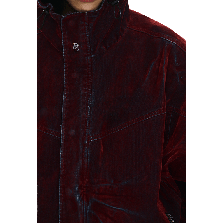 DSXBS Wax Real Denim Hooded Snowboard Jacket