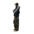 Light Weight Reflective Line Hooded Snowboard Jacket