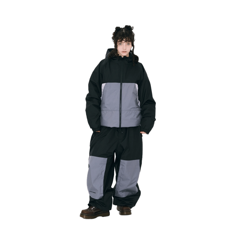 Dual Tone 4.4oz Insulated Hooded Snowboard Jacket