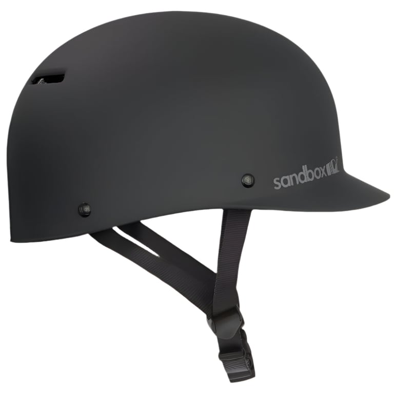 Main view of the Sandbox Classic 2.0 Brain Bucket Helmet, black colourway.