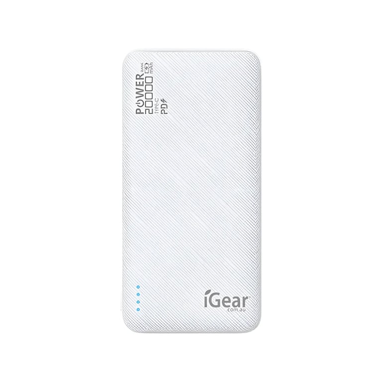 Power Bank 20000mAh Dual USB & Type-C
