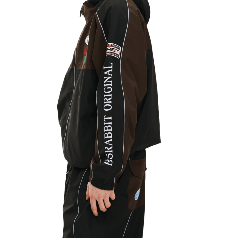 Patched Utility Hooded Snowboard Jacket