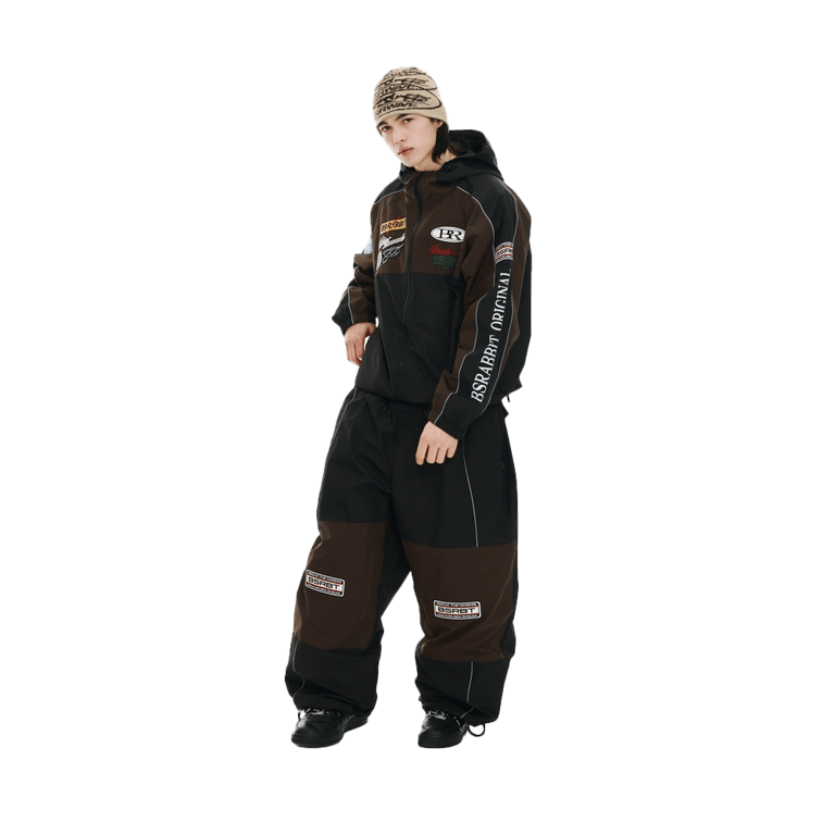 Patched Utility Super Wide Ventilation Snowboard Pants