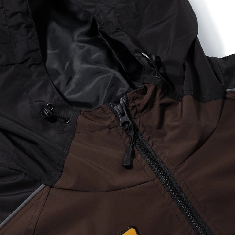 Patched Utility Hooded Snowboard Jacket