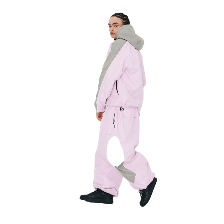 Light Weight Reflective Line Super Wide Jogger Snowboard Pants