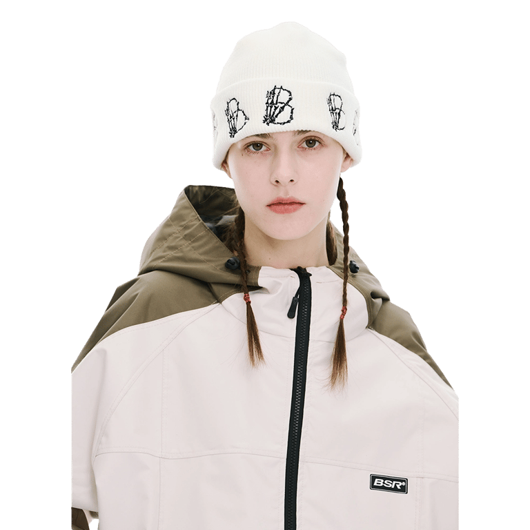 Skeletal Hand B Embr Beanie