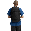 Alternative view of the Burton Sidehill Backcountry Backpack in True Black colourway, unisex's model