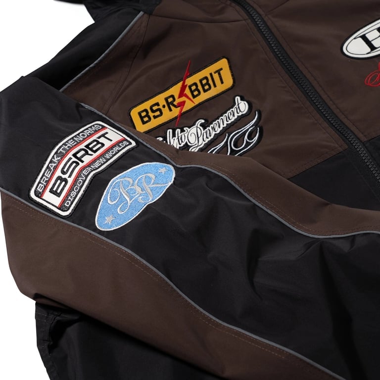Patched Utility Hooded Snowboard Jacket