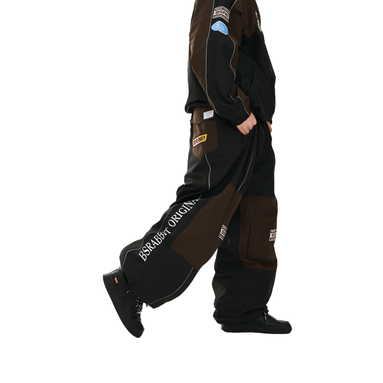 Patched Utility Super Wide Ventilation Snowboard Pants
