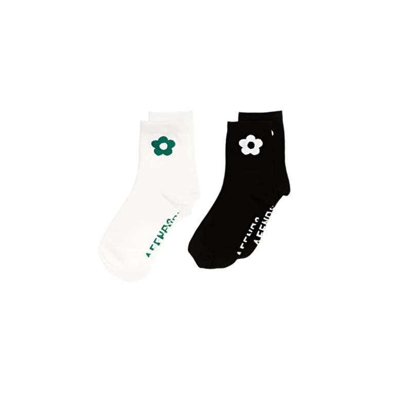 Blossom Recycled Socks Two Pack - Womens