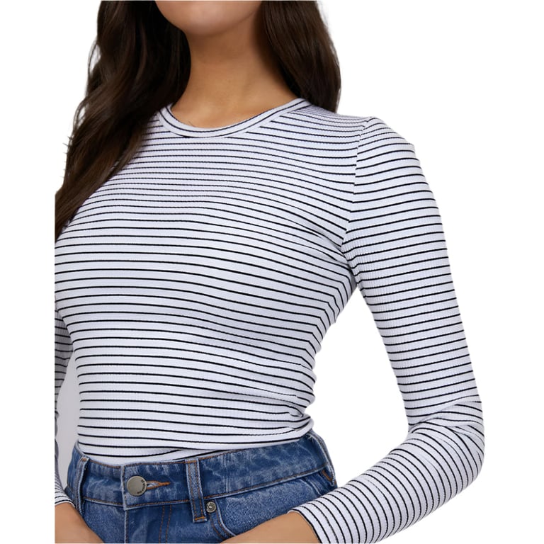 Eve Rib Stripe Long Sleeve - Womens