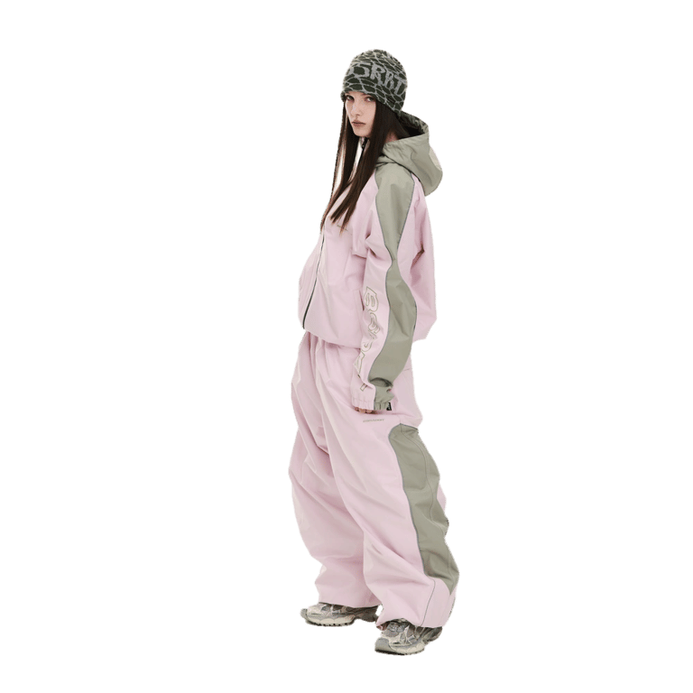 Light Weight Reflective Line Hooded Snowboard Jacket