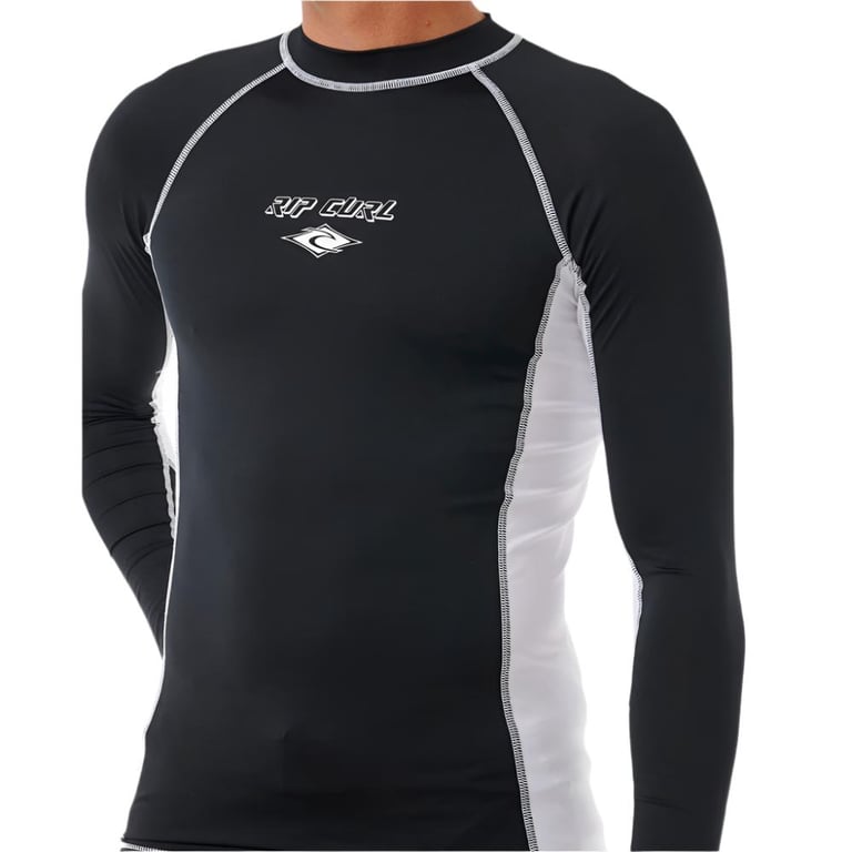 Fade Out UPF Perf L/S Rash Top