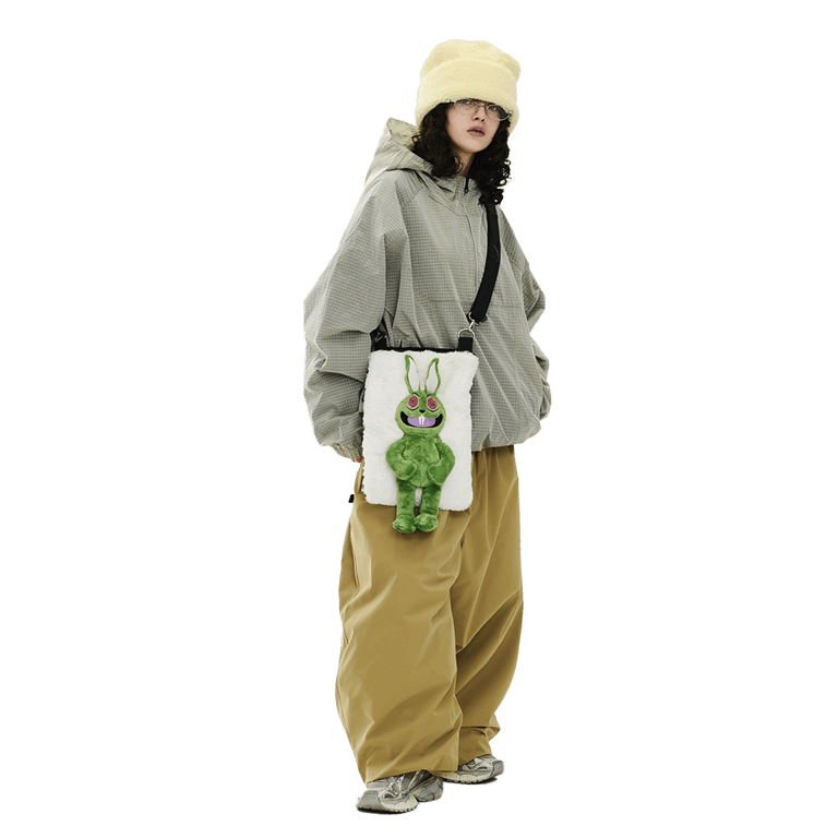 Trippy Rabbit Stuffed Doll Cross Bag