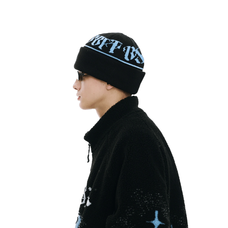 Logo Pattern Beanie