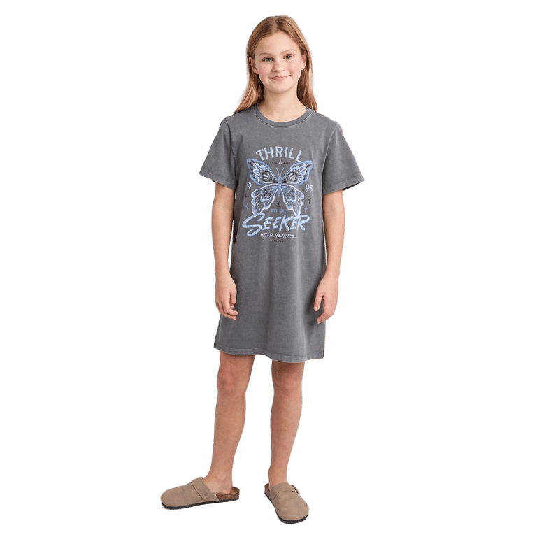 Wild Heart Tee Dress - Kids