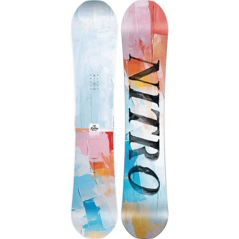 Nitro 2027 Lectra Abstract Snowboard topsheet and base