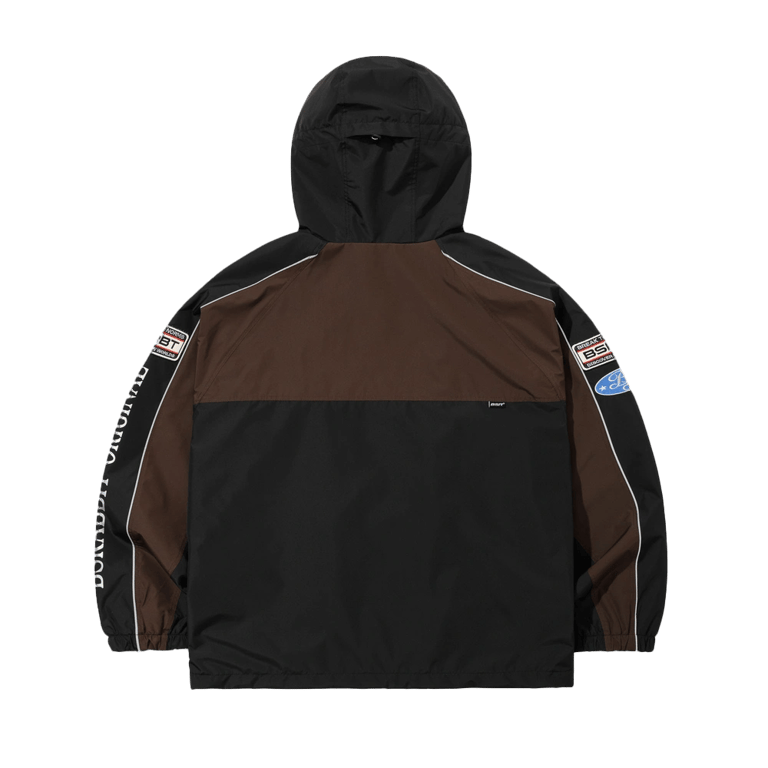 Patched Utility Hooded Snowboard Jacket