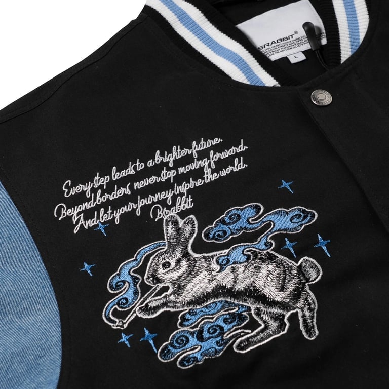 Smoking Rabbit 2Oz Insulated Varsity Jacket