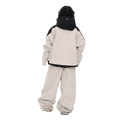 Asymmetric 3L Seam Sealing Hooded Shell Snowboard Jacket