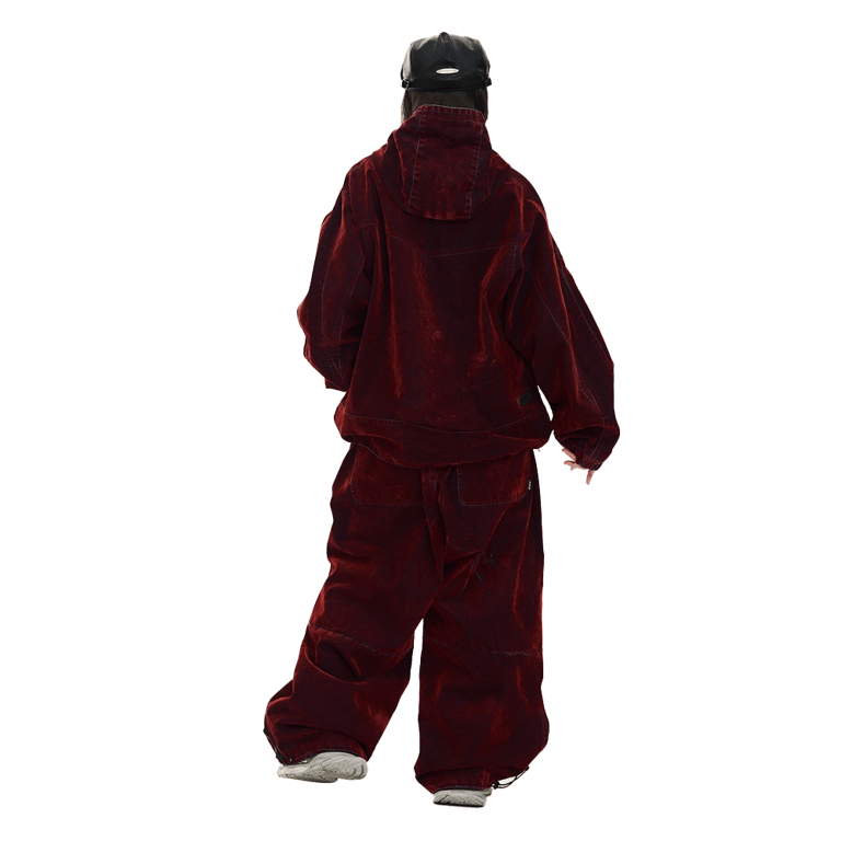 DSXBS Wax Real Denim Hooded Snowboard Jacket