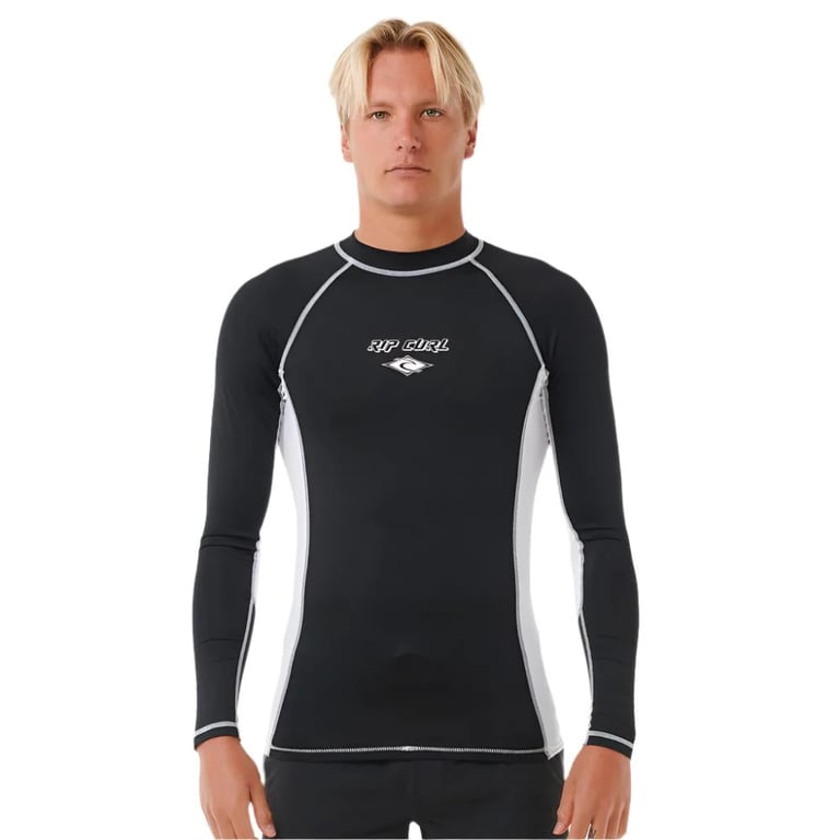 Fade Out UPF Perf L/S Rash Top