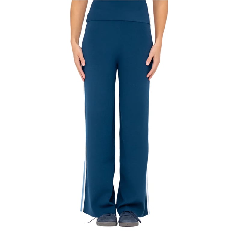 Amelia Stripe Wide Leg Pants - Womens