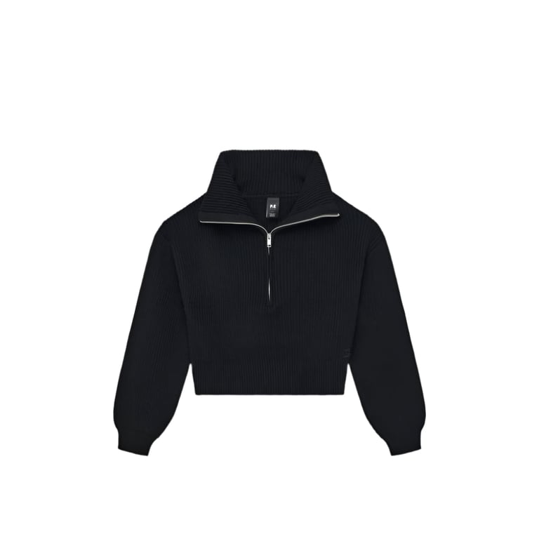 High Season Zip Neck Knit Jumper - Womens