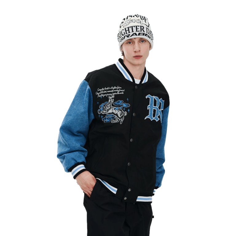 Smoking Rabbit 2Oz Insulated Varsity Jacket
