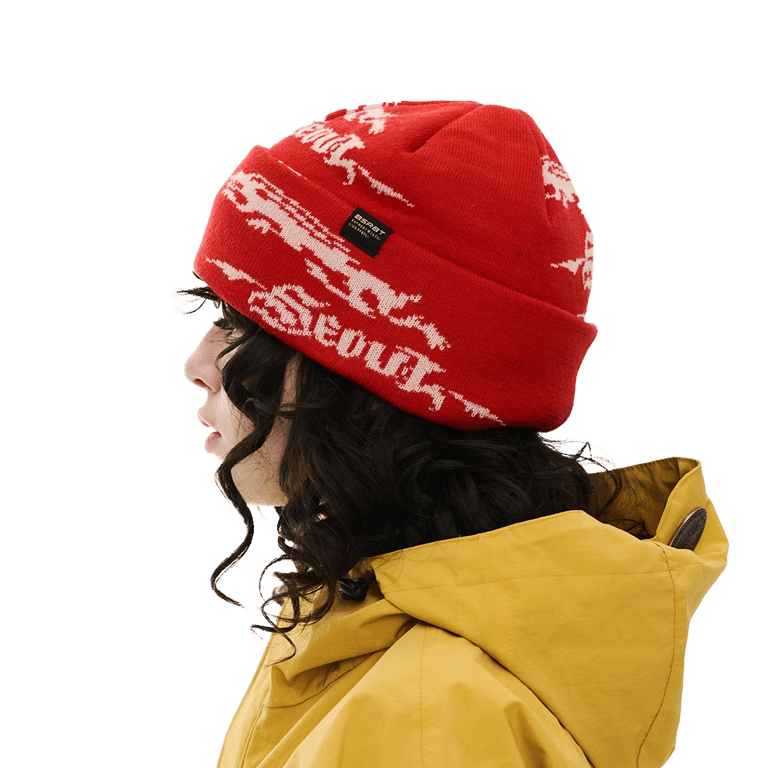 Rabbit Pattern Beanie